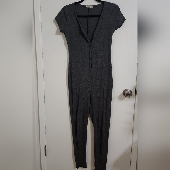 ASA Pants - Gray & Black Jumpsuits